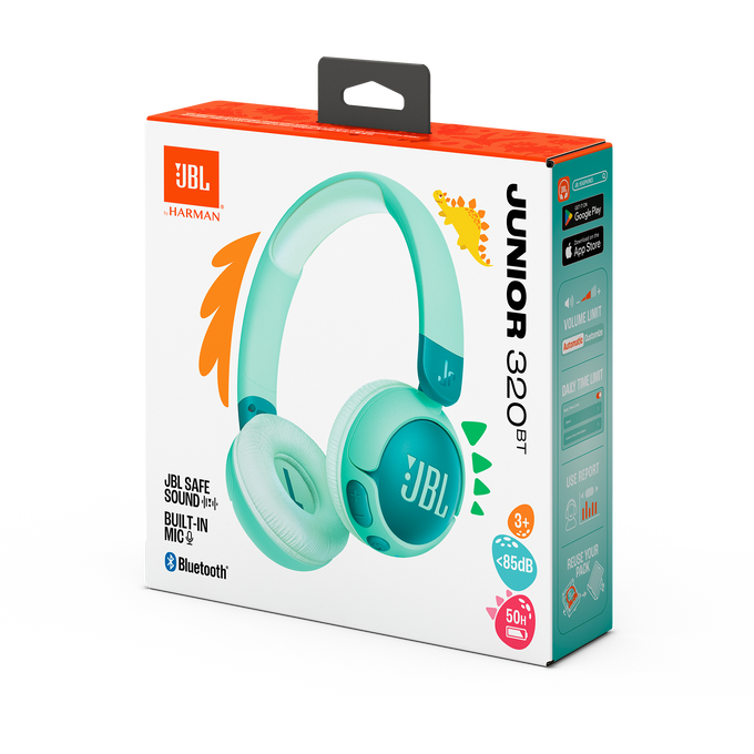 JBL Junior 320BT - Green - Wireless on-ear kids headphones - Detailshot 15 image number null